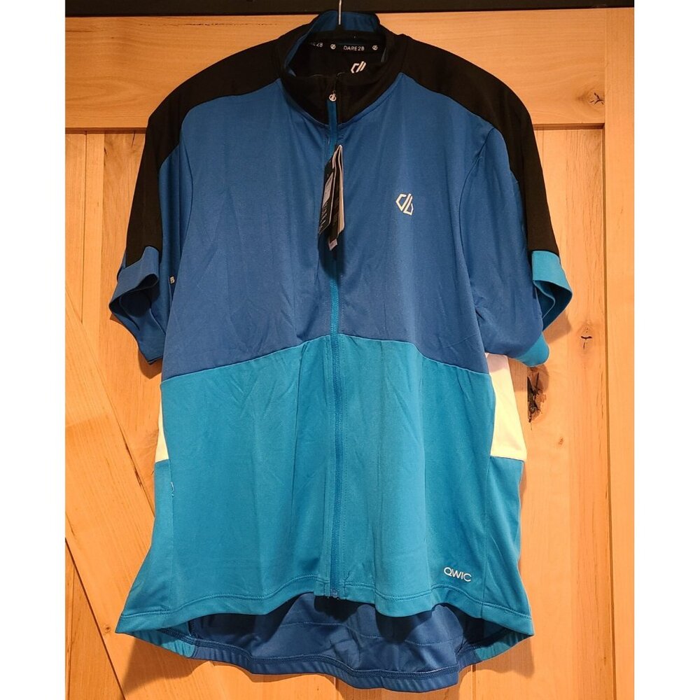 New! Dare 2b Mens 47" XXL Protraction II Reflective Lightweight Cycling Jersey